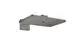 AXOR-HG-AXOR-ShowerSolutions-Kopfbrause-460-300-3jet-mit-Brausearm-und-softsquare-Rosette-Brushed-Black-Chrome-35276340 gallery number 1